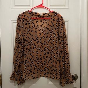 Leopard Print Blouse